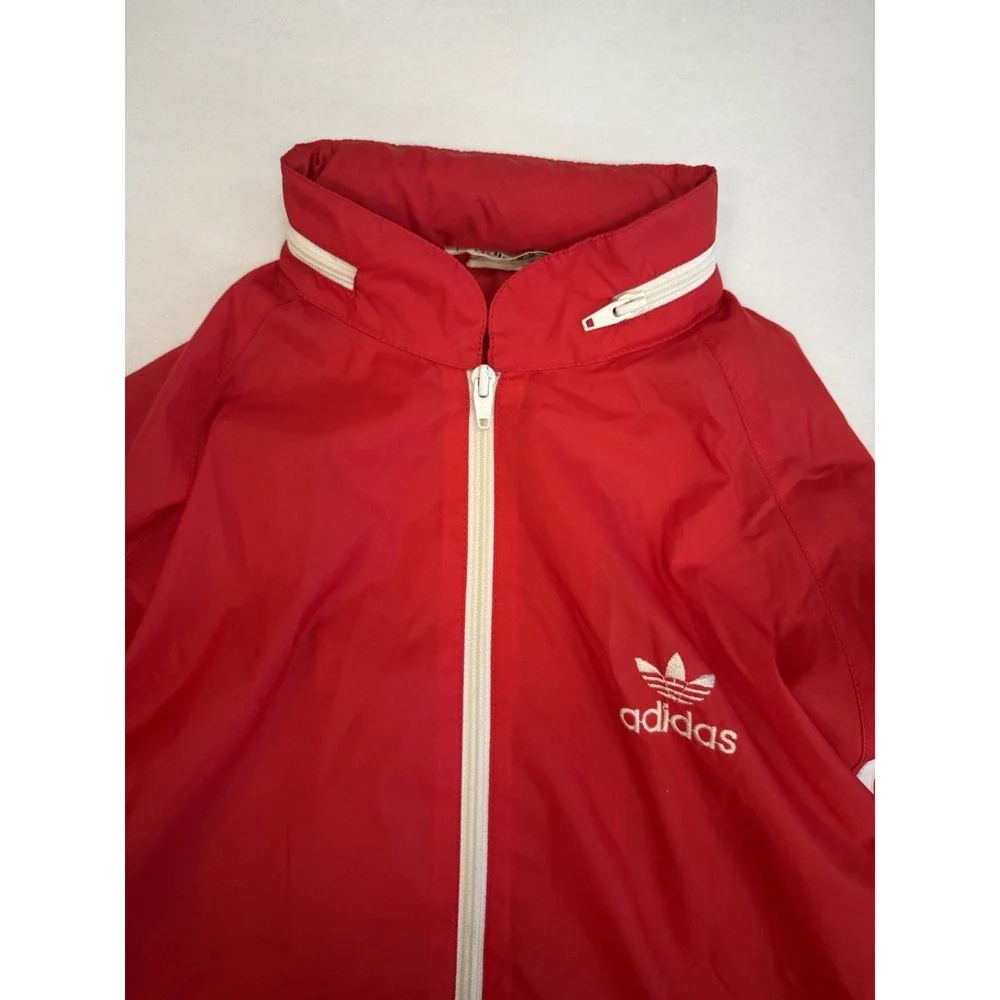 Adidas 80s Jacket Descente Small Japanese Fashion Red Vintage